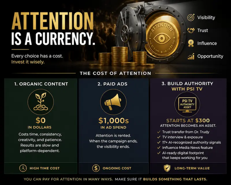 Attention Is Never Free: The Three Costs Founders Pay to Be Seen